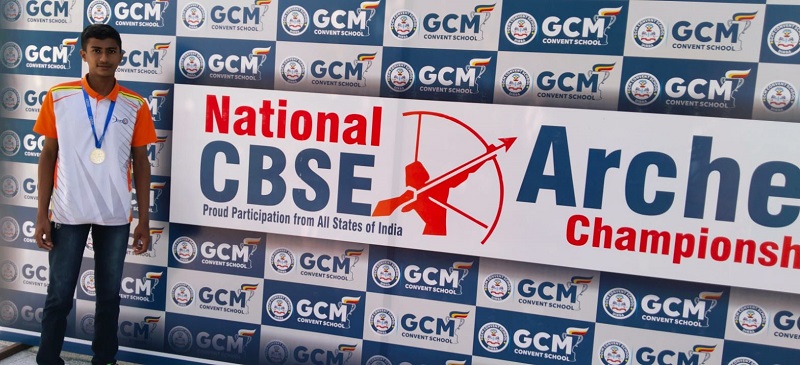 Jagdish Bhitade, has clinched the prestigious Silver Medal at the CBSE National Archery Championship
