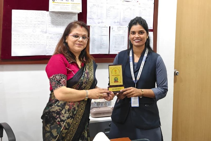 Proud Achievement – Mrs. Reshma Lavand Honored for Outstanding Performance in Kaushal Bodh Training
